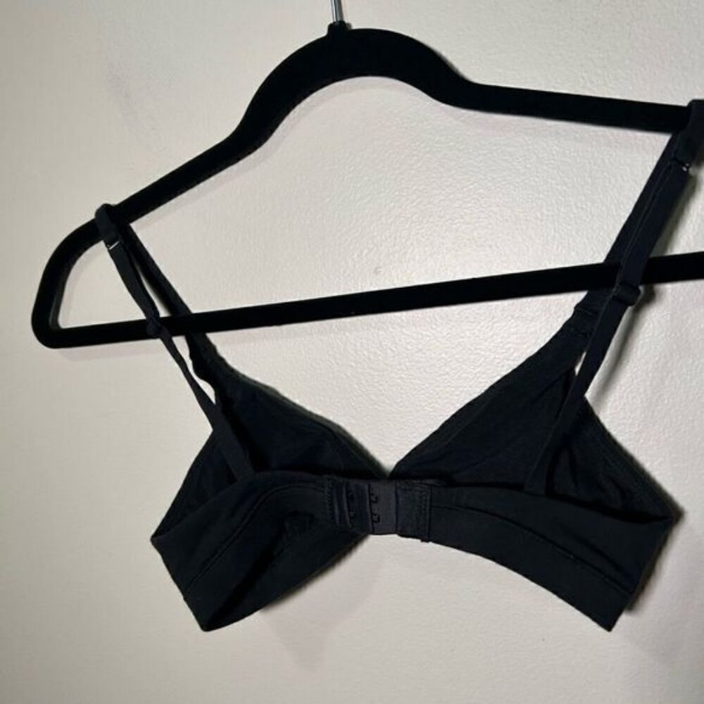 NWOT Skims COTTON JERSEY TRIANGLE BRALETTE XXS - Picture 4 of 5
